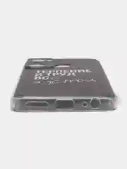 Тёмно-коричневый силиконовый чехол на Infinix HOT 20i / Инфиникс Хот 20i с рисунком, защита камеры