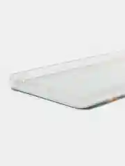 Светло-синий силиконовый чехол на Samsung Galaxy A31 / Самсунг А31 прозрачный с рисунком, защита камеры