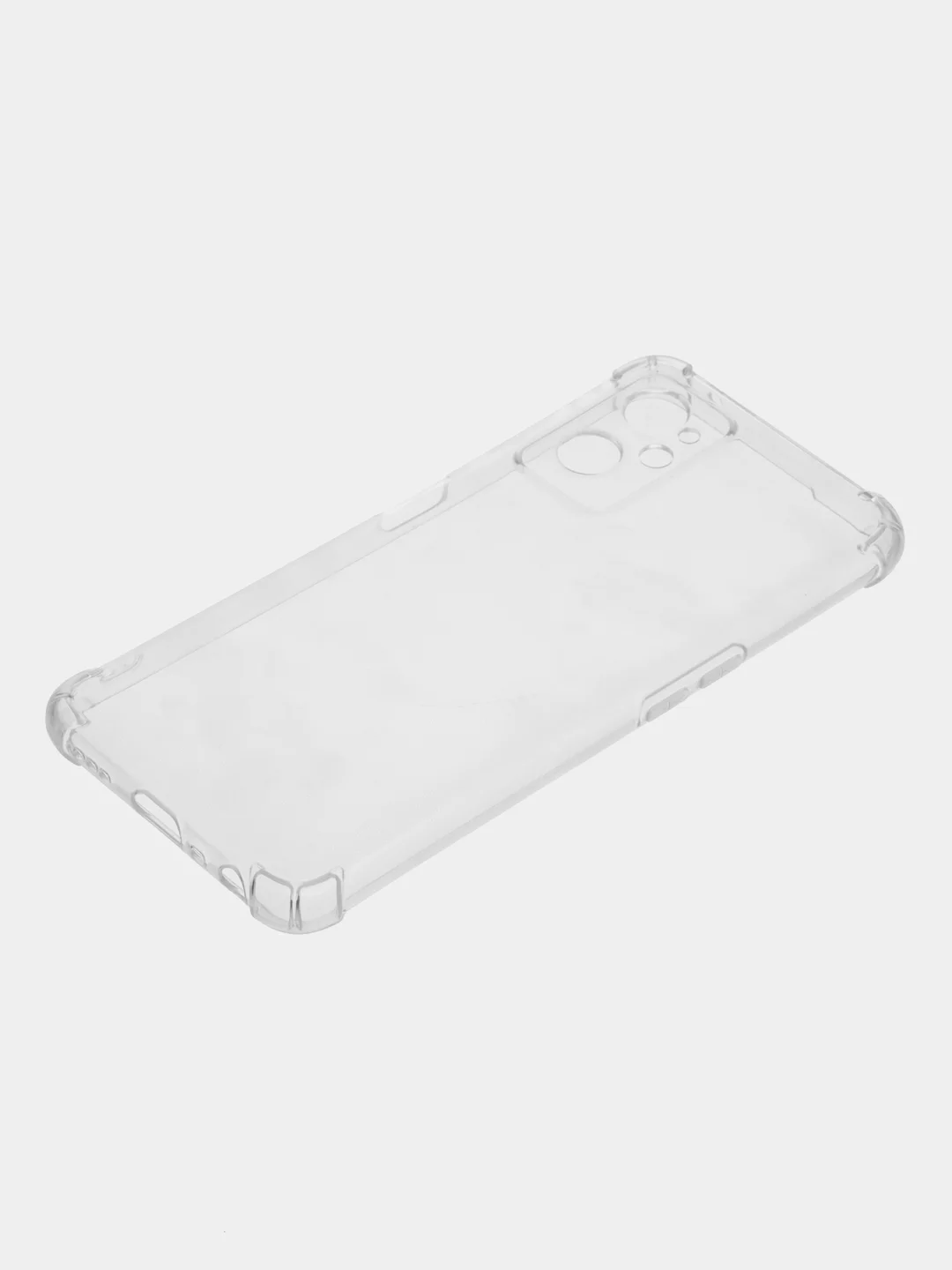 Серебряный чехол для Realme 9i 4G / Oppo A96, (Реалми 9Ай / Оппо А96), прозрачный