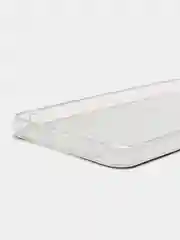 Черный силиконовый чехол на Samsung Galaxy S22 / Самсунг S22 прозрачный с рисунком, защита камеры