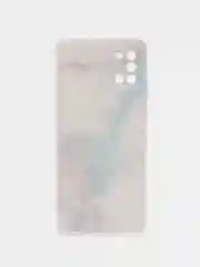 Ледяной силиконовый чехол на Samsung Galaxy A31 / Самсунг А31 прозрачный с рисунком, защита камеры