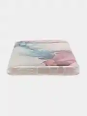 Ледяной силиконовый чехол на Samsung Galaxy A31 / Самсунг А31 прозрачный с рисунком, защита камеры