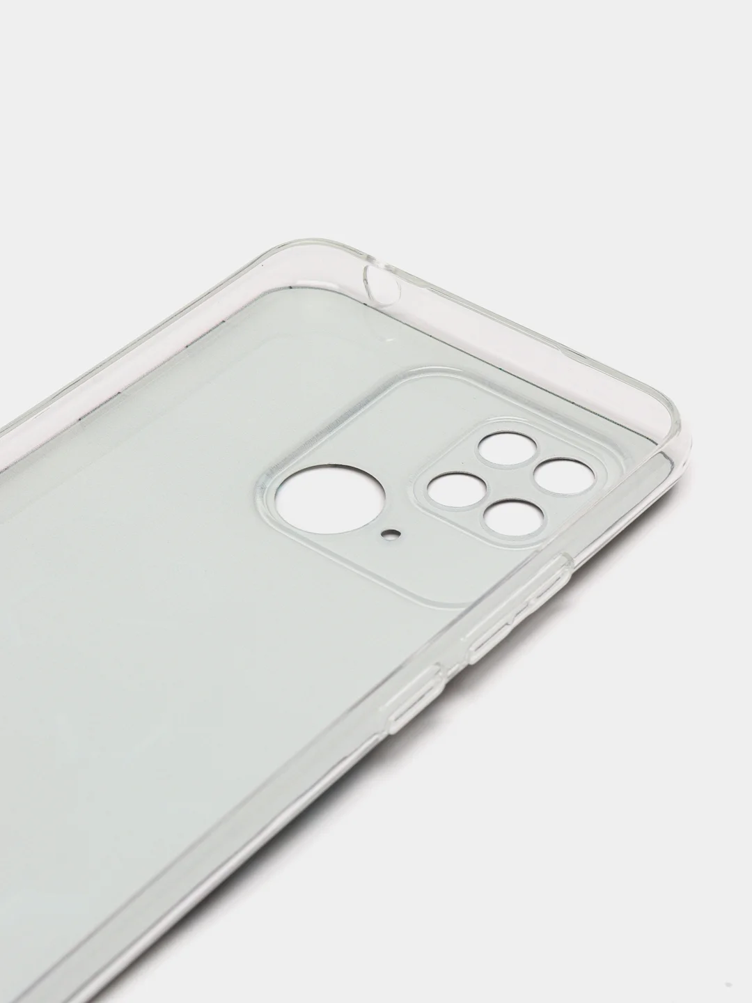 Бирюзовый чехол на Xiaomi Redmi 10C / Сяоми Редми 10С прозрачный, с рисунком, защита камеры