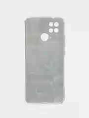 Бирюзовый чехол на Xiaomi Redmi 10C / Сяоми Редми 10С прозрачный, с рисунком, защита камеры