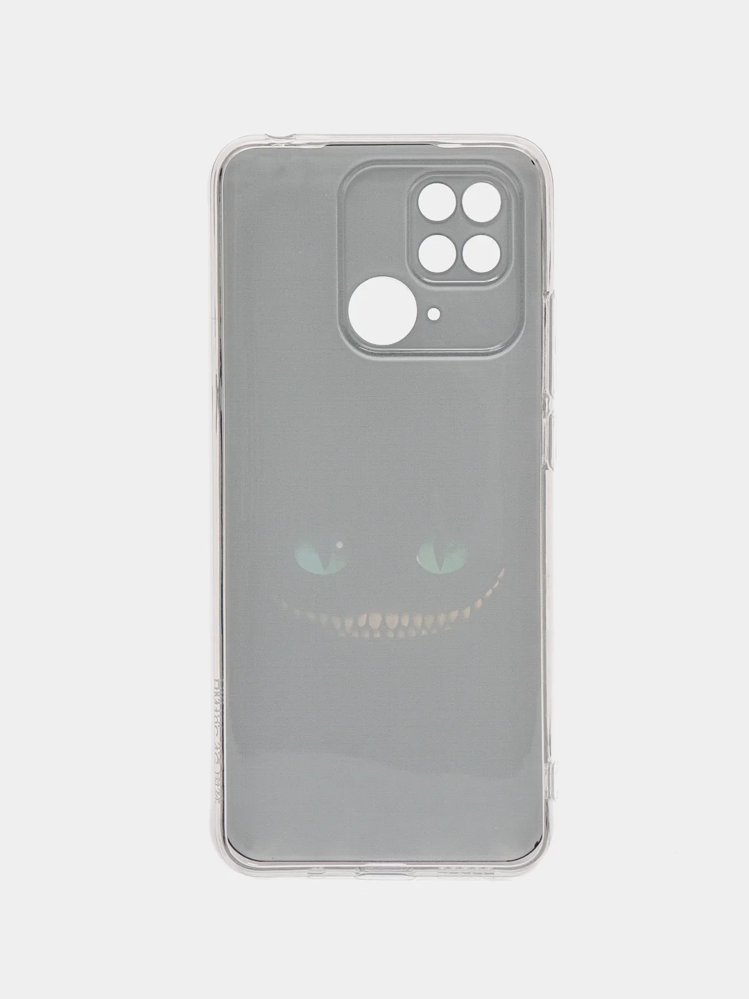 Черный чехол на Xiaomi Redmi 10C / Сяоми Редми 10С прозрачный, с рисунком, защита камеры