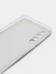 Бирюзовый силиконовый чехол на Huawei P30 / Хуавей P30 прозрачный, с рисунком, защита камеры