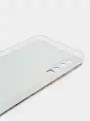 Светло-синий чехол силиконовый на Samsung Galaxy A23 / Самсунг А23 прозрачный с рисунком, защита камеры