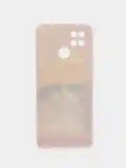 Желтый чехол на Xiaomi Redmi 10C / Сяоми Редми 10С прозрачный, с рисунком, защита камеры