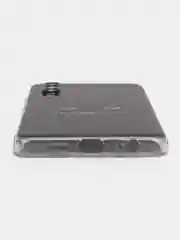 Черный силиконовый чехол на Huawei P30 / Хуавей P30 прозрачный, с рисунком, защита камеры