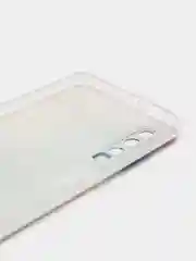 Ледяной силиконовый чехол на Huawei P30 / Хуавей P30 прозрачный, с рисунком, защита камеры