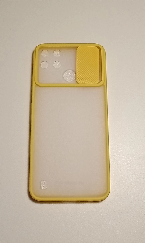 Чехол для Realme C21Y, с задвижным окном для защиты камеры