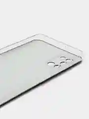 Черный силиконовый чехол на Samsung Galaxy A31 / Самсунг А31 прозрачный с рисунком, защита камеры
