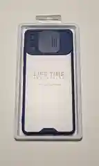 Синий меланж чехол-накладка Samsung A51