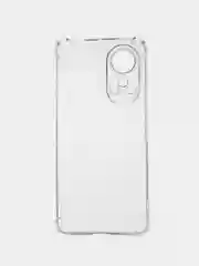 Серебряный силиконовый чехол для Honor 50, Huawei NOVA 9 (Хонор 50, Хуавей Нова 9), прозрачный