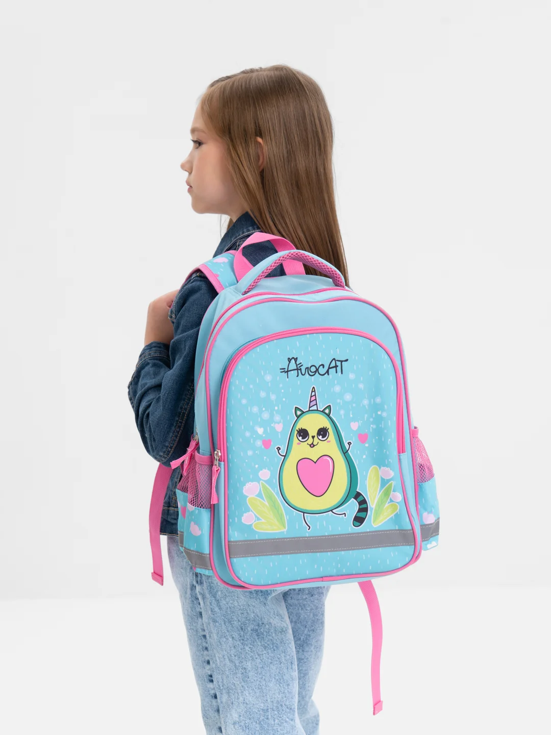 Рюкзак ранец портфель школьный для девочки Пифагор School, 38x28х14 см, 270652