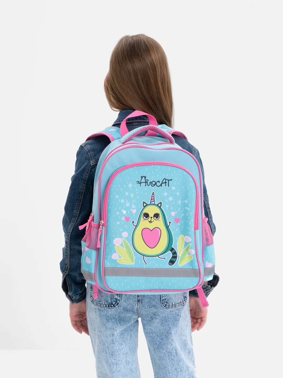 Рюкзак ранец портфель школьный для девочки Пифагор School, 38x28х14 см, 270652