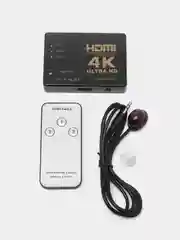 Переключатель HDMI SWITCH 3 в 1 с дистанционным управлением 4K*2K