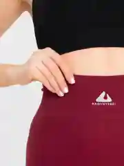 Бордовый шорты женские, спортивные
