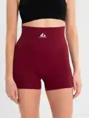 Бордовый шорты женские, спортивные