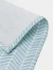 Голубой полотенце кухонное, рогожка, хлопок, 35 х 60, 2 штуки