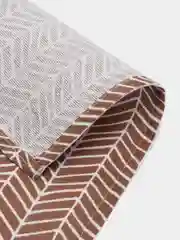 Бежевый полотенце кухонное, рогожка, хлопок, 35 х 60, 2 штуки