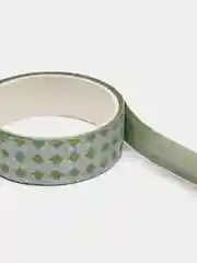 Салатовый скотч декоративный, глиттерный