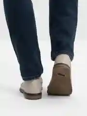 Бежевый туфли мужские Rieker из натуральной кожи