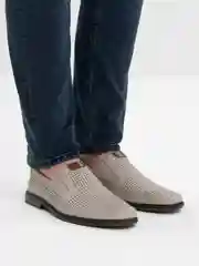 Бежевый туфли мужские Rieker из натуральной кожи