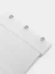 Белый удлинитель для бюстгальтера, трёхрядный