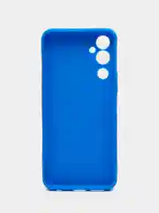 Синий чехол для Tecno Pova Neo 2 силиконовый, матовый, с защитой камеры