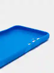 Синий чехол для Tecno Pova Neo 2 силиконовый, матовый, с защитой камеры