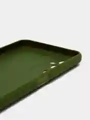 Зелёный хаки чехол для Tecno Pova Neo 2 силиконовый, матовый, с защитой камеры