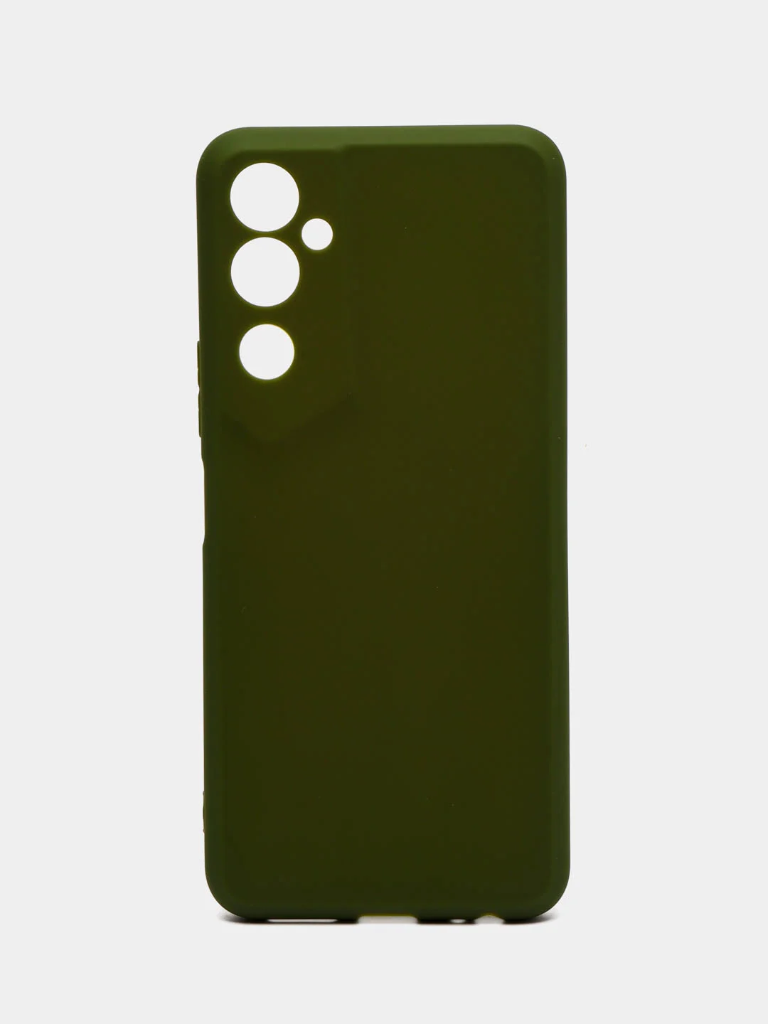 Зелёный хаки чехол для Tecno Pova Neo 2 силиконовый, матовый, с защитой камеры