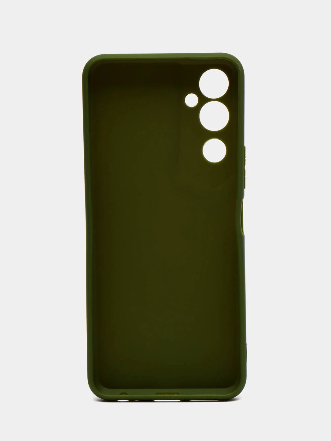Зелёный хаки чехол для Tecno Pova Neo 2 силиконовый, матовый, с защитой камеры