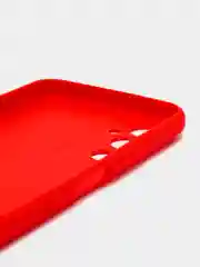 Алый чехол для Tecno Pova Neo 2 силиконовый, матовый, с защитой камеры