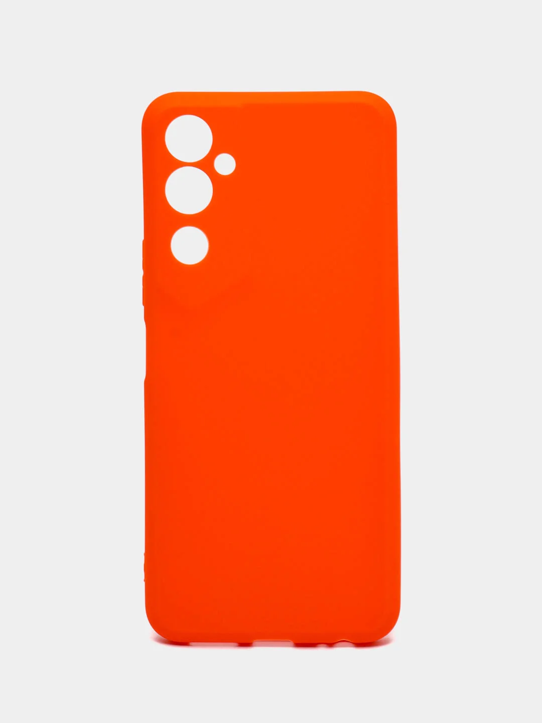 Оранжевый чехол для Tecno Pova Neo 2 силиконовый, матовый, с защитой камеры