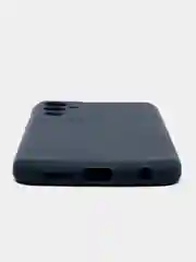 Темно-синий чехол для Tecno Pova Neo 2 силиконовый, матовый, с защитой камеры