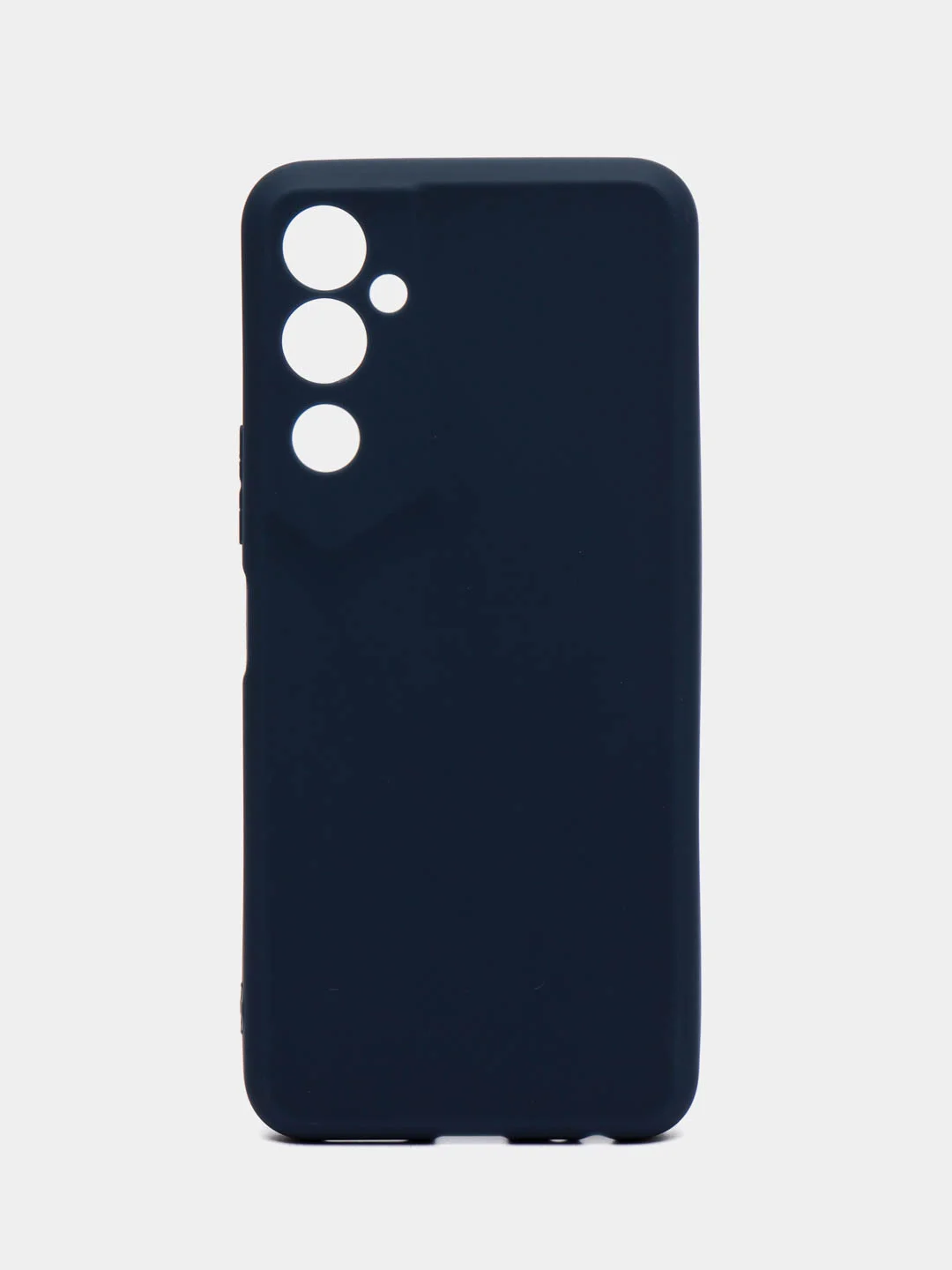 Темно-синий чехол для Tecno Pova Neo 2 силиконовый, матовый, с защитой камеры