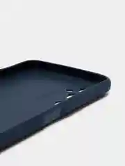 Темно-синий чехол для Tecno Pova Neo 2 силиконовый, матовый, с защитой камеры