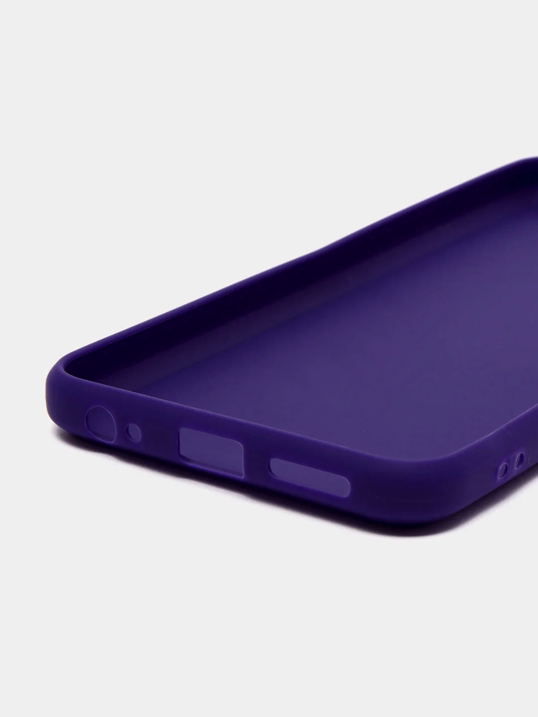 Фиолетовый чехол для Tecno Pova Neo 2 силиконовый, матовый, с защитой камеры