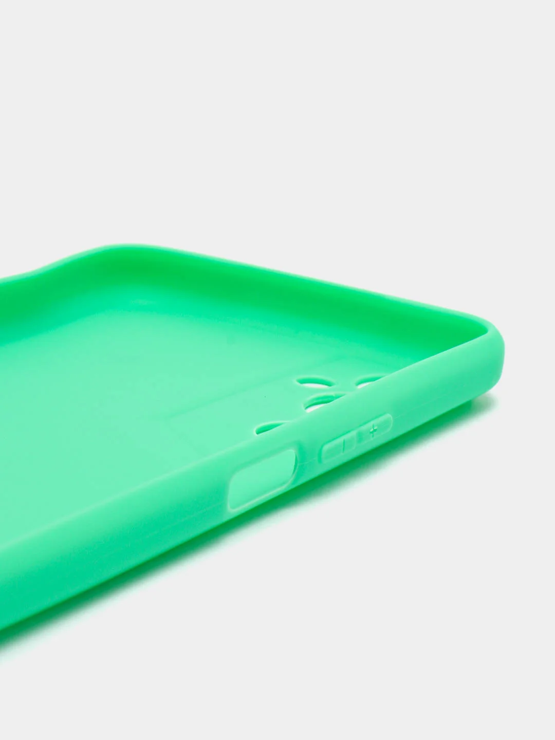 Бирюзовый чехол для Tecno Pova Neo 2 силиконовый, матовый, с защитой камеры