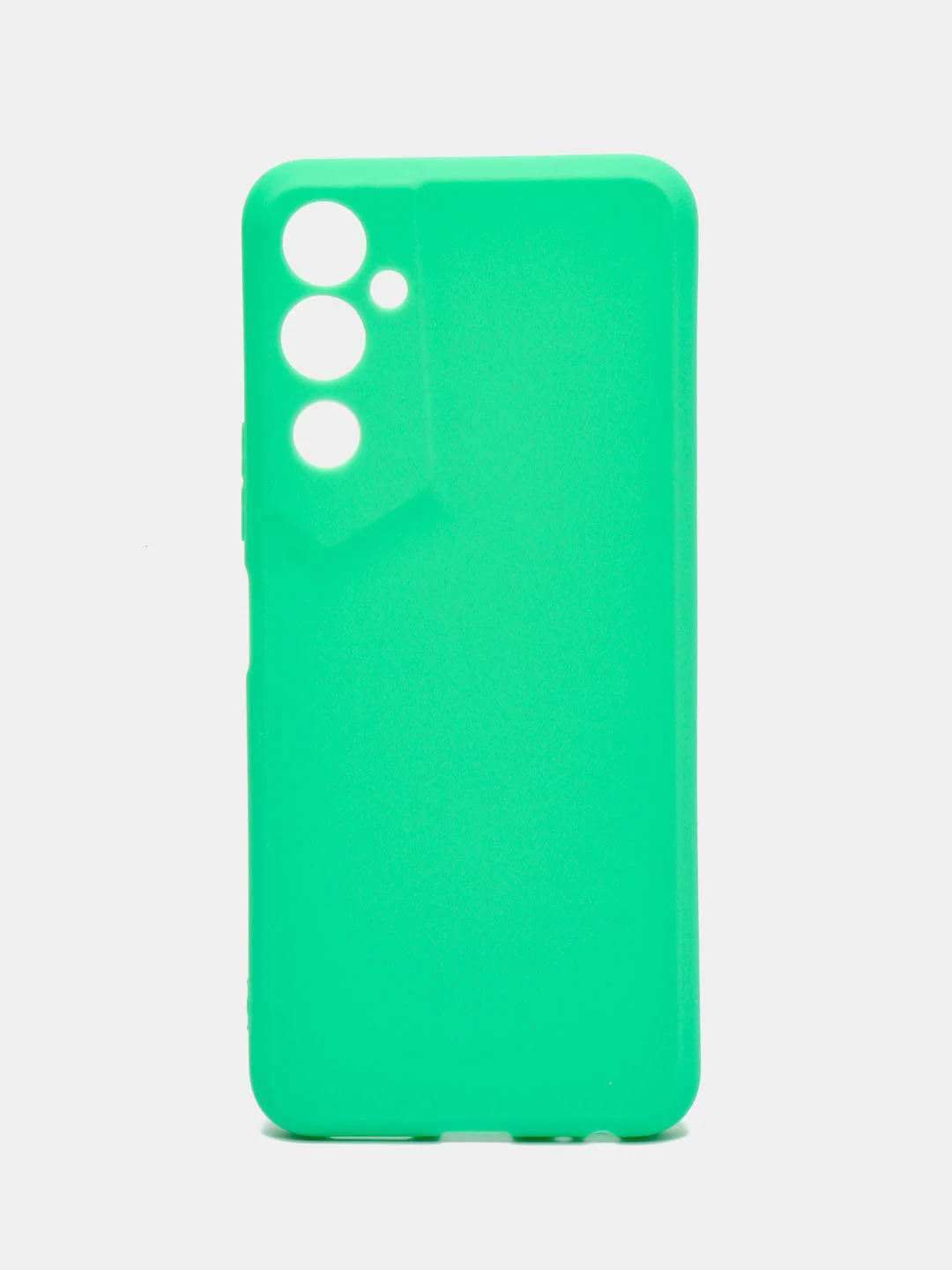 Бирюзовый чехол для Tecno Pova Neo 2 силиконовый, матовый, с защитой камеры