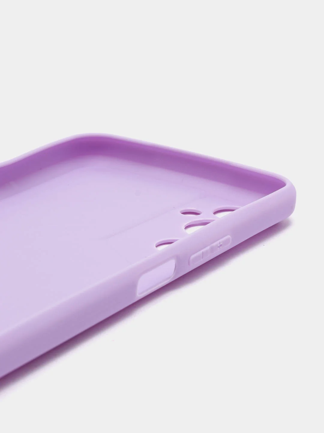 Сиреневый чехол для Tecno Pova Neo 2 силиконовый, матовый, с защитой камеры