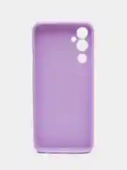Сиреневый чехол для Tecno Pova Neo 2 силиконовый, матовый, с защитой камеры