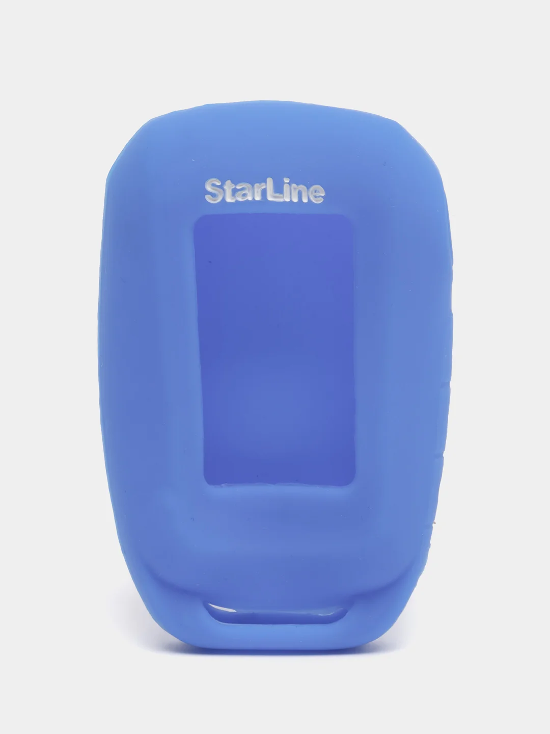 Голубой чехол для брелка сигнализации Starline А92, А94, силиконовый