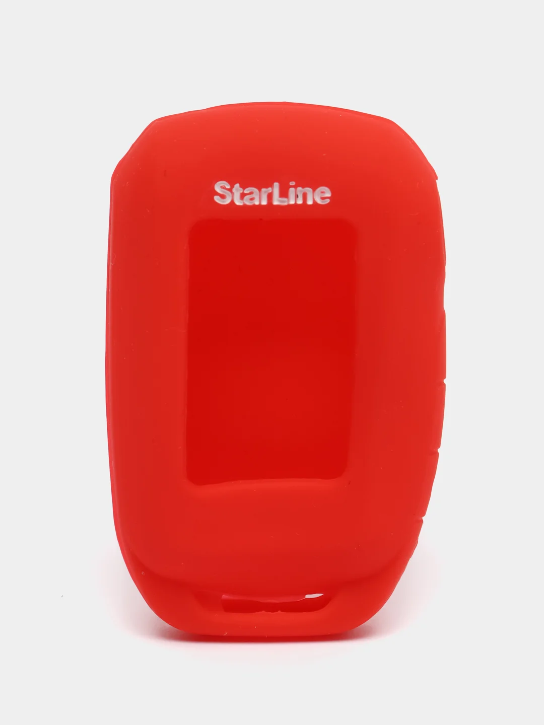 Красный чехол для брелка сигнализации Starline А92, А94, силиконовый