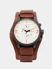 Коричневый мужские наручные часы-браслет Curren 8225 в подарочной упаковке