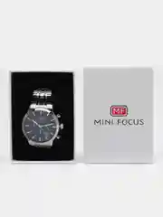 Синий мужские наручные часы Mini Focus MF0282G с хронографом, в подарочной упаковке