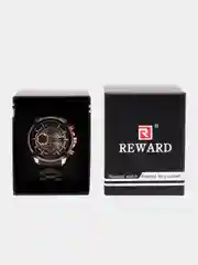 Черный мужские наручные часы Reward RD81016M с хронографом, в подарочной упаковке