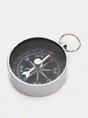 Компас туристический, алюминиевый корпус d 33 мм